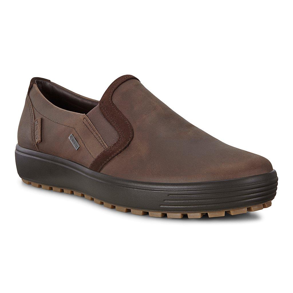 Gore-Tex Ecco Soft 7 Tred Homme Marron 1742-TXNDI